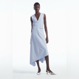 COS Asymmetrical Light Blue Dress